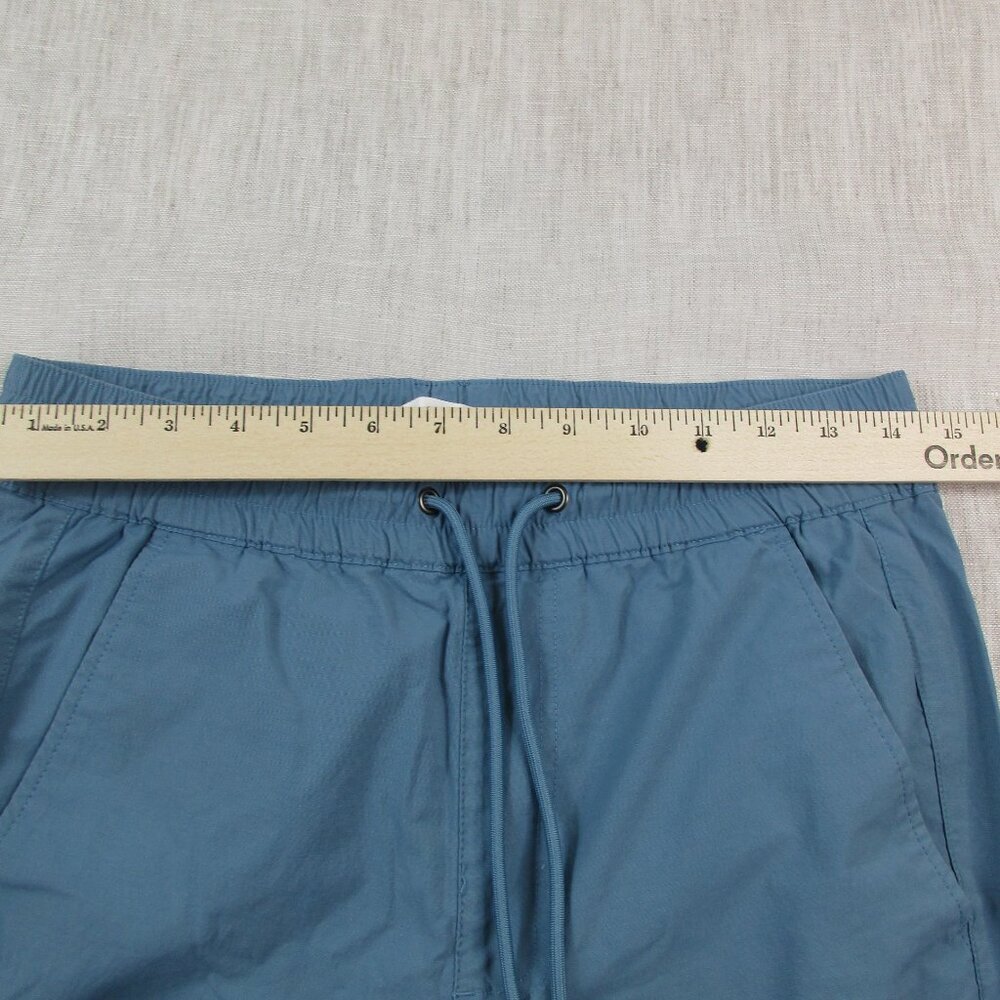 PacSun Cargo Pants Mens Small Blue Stretch Craig Slim Elastic Waist Drawstring - Picture 7 of 10